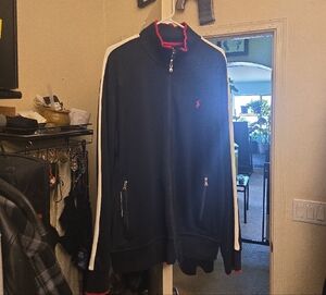 Black Polo by Ralph Lauren Bomber Jacket